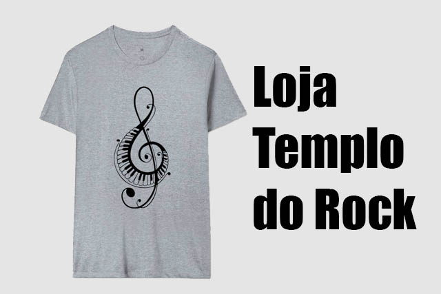 Camiseta templo do rock