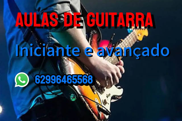 Aulas de guitarra a domicílio