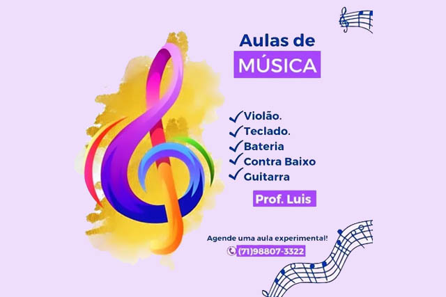 Aulas de bateria