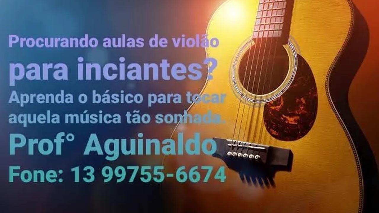 AULAS DE VIOLÃO PARA INICIANTES