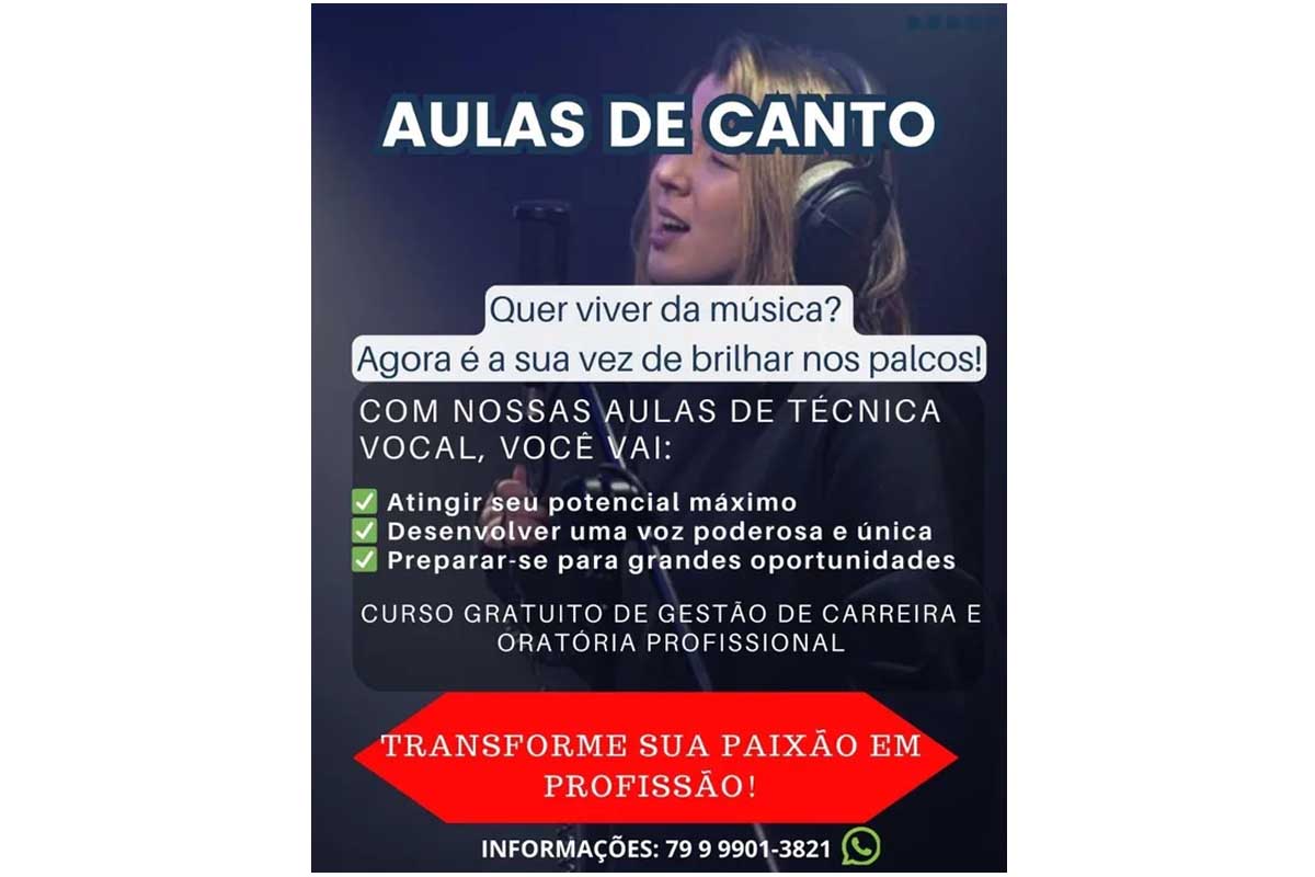 Aulas de canto